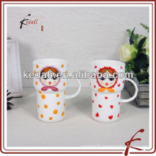 2014 new style cute ceramic doll mug